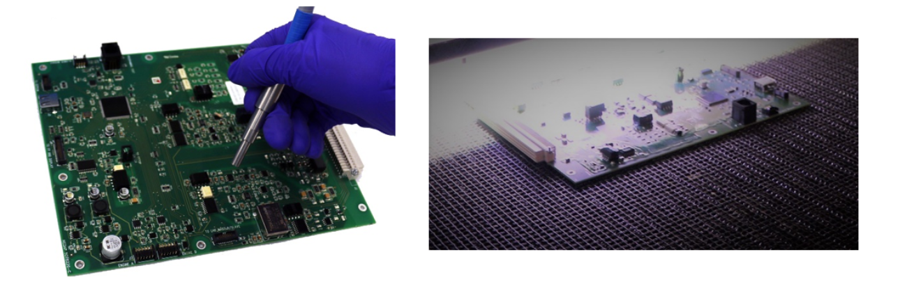 electronic board UV curing